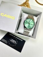 Casio Homme MTP-VD03D-3A2 Montre Acier Inoxydable Cadran Vert Affichage Date MTP-VD03D-3A2 https://aiguilledeluxe.com original Algerie DZ