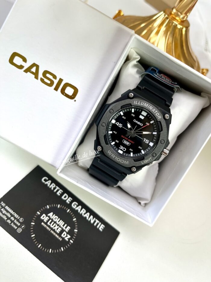 Casio Homme MW-620H-1A Analogique Sportive Lunette Métallique Éclairage LED MW-620H-1A https://aiguilledeluxe.com original Algerie DZ