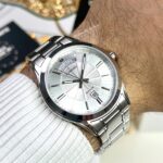 Casio Homme MTP-1381D-1A Montre Analogique Acier Inoxydable Cadran Blanc Date/Jour MTP-1381D-7A https://aiguilledeluxe.com original Algerie DZ