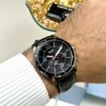 Casio Homme MTP‑1374L‑1A Chrono Classique Cuir Noir Jour/Date MTP-1374L-1A https://aiguilledeluxe.com original Algerie DZ