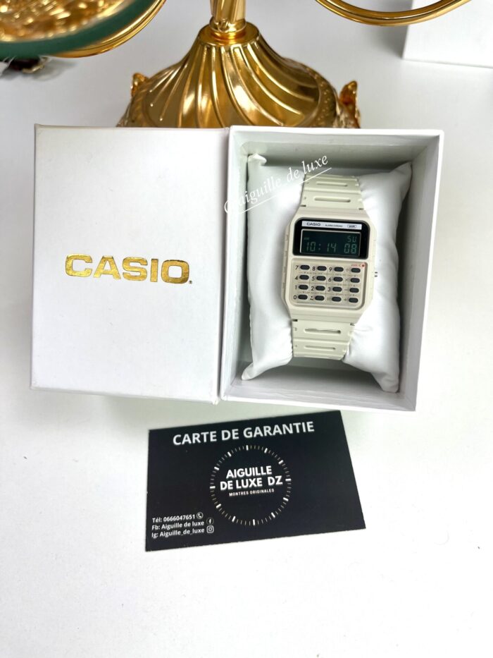 Casio Unisexe CA‑53WB‑3B Montre Digitale Calculatrice Rétro Cadran Beige Clair CA‑53WB‑8B https://aiguilledeluxe.com original Algerie DZ