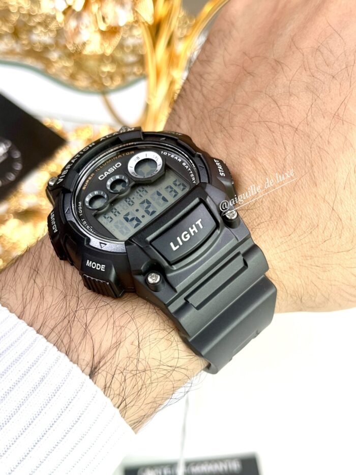 Casio Unisexe W735H‑1A Digitale Robuste Alarme Vibrante Éclairage LED W735H‑1A https://aiguilledeluxe.com original Algerie DZ