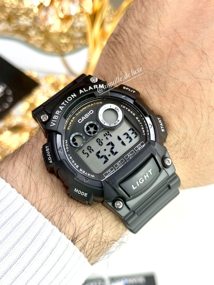 Casio Unisexe W735H‑1A Digitale Robuste Alarme Vibrante Éclairage LED W735H‑1A https://aiguilledeluxe.com original Algerie DZ