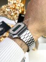 Casio Unisexe A168WA‑8AY Digitale Acier Rétro Cadran Beige Clair A168WA-8AY https://aiguilledeluxe.com original Algerie DZ