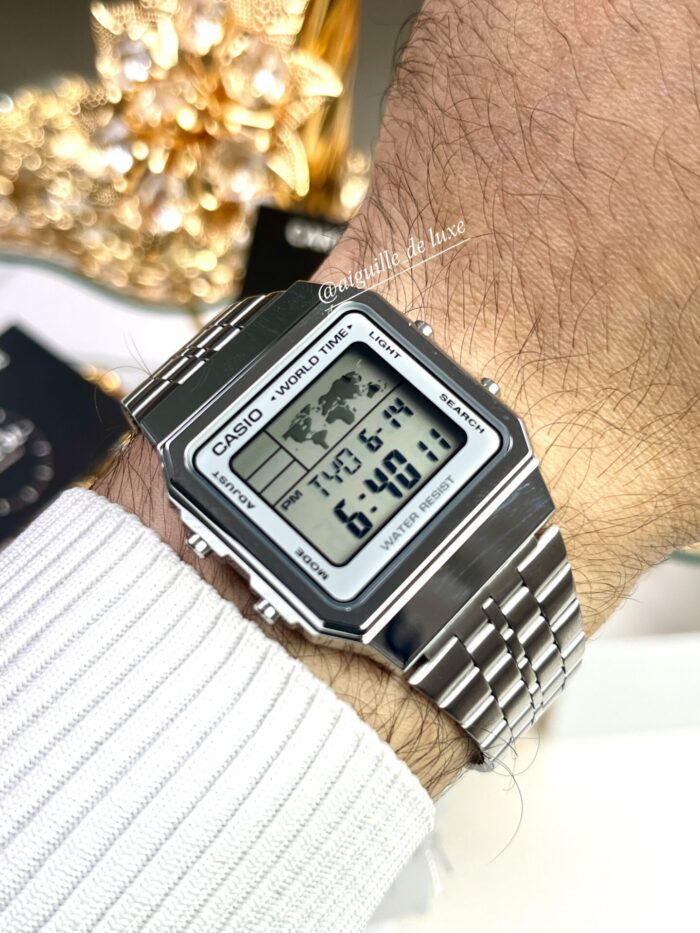 Casio Unisexe CA‑53WB‑3B Montre Digitale Calculatrice Rétro Cadran Vert Sombre CA‑53WB‑3B https://aiguilledeluxe.com original Algerie DZ