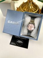 Casio Femme LTP-V005D-4B2 Élégance Acier Rose, Silhouette Slim LTP-V005D-4A2 https://aiguilledeluxe.com original Algerie DZ