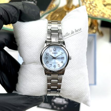 Casio Femme LTP-V002D-2B Élégance Acier Bleu Date Pratique LTP-V002D-2B https://aiguilledeluxe.com original Algerie DZ