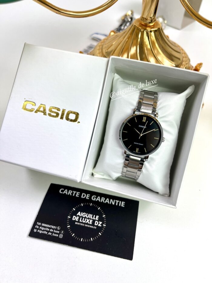 Casio Femme LTP‑VT01D‑1B Montre Discrète et Raffinée au Design Sobre LTP-VT01D-1B https://aiguilledeluxe.com original Algerie DZ
