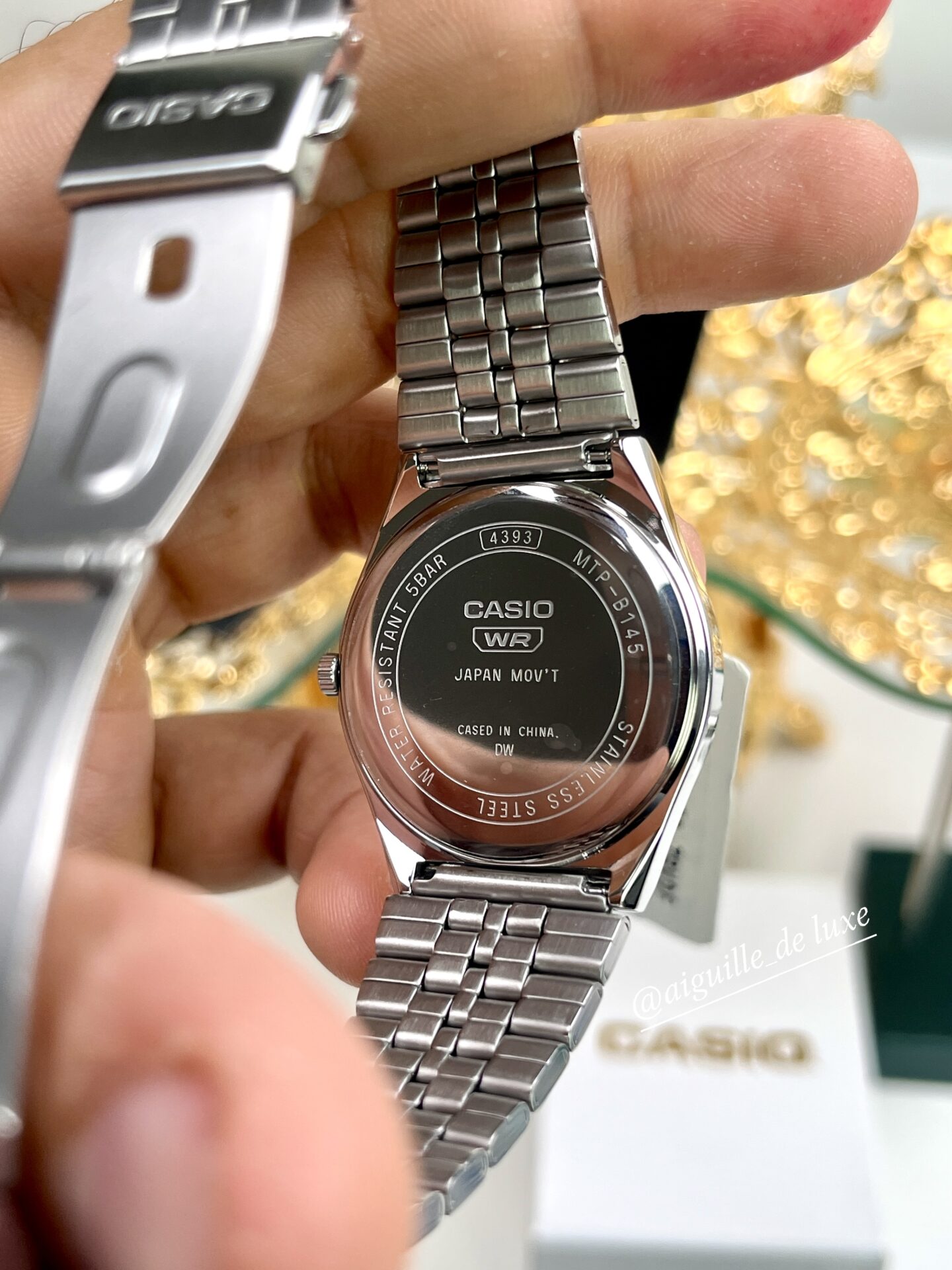 Casio Homme MTP‑B145D‑7B Montre Vintage Acier Cadran Blanc Minimaliste MTP-B145D-7B https://aiguilledeluxe.com original Algerie DZ