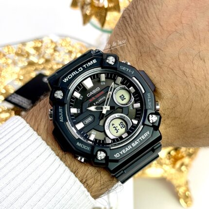 Casio Homme AEQ-120W-1B Ana-Digi Multifonction Sombre 100M Autonomie 10 Ans (Copie) AEQ-120W-1A https://aiguilledeluxe.com original Algerie DZ