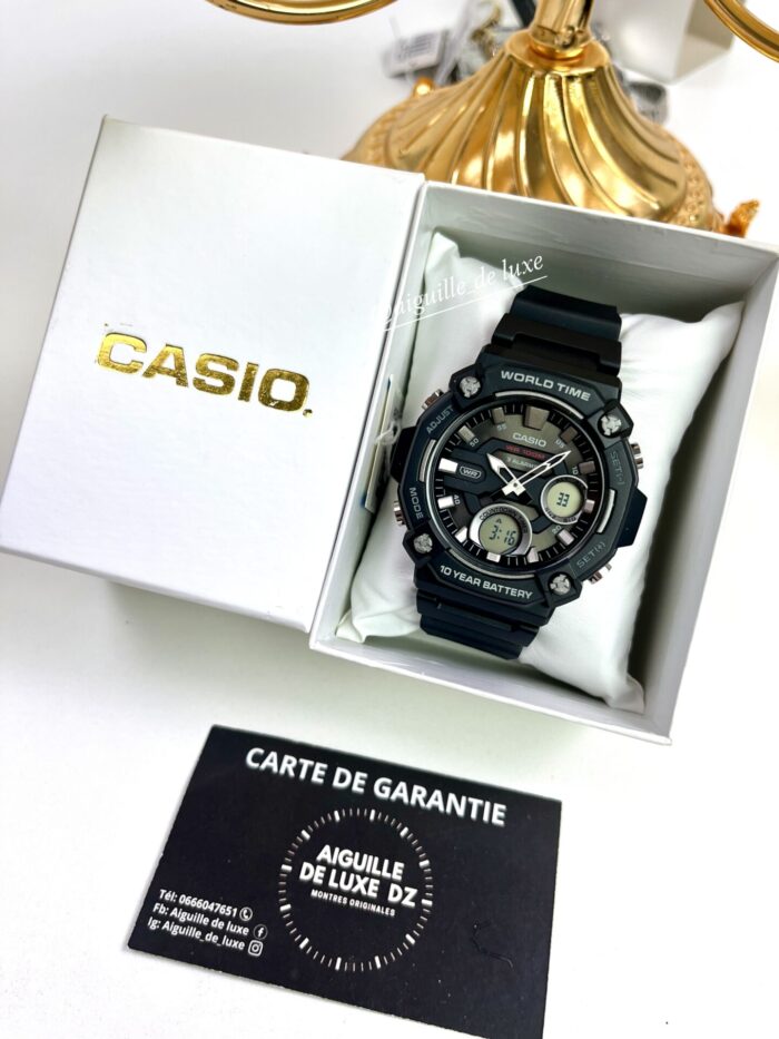 Casio Homme AEQ-120W-1B Ana-Digi Multifonction Sombre 100M Autonomie 10 Ans (Copie) AEQ-120W-1A https://aiguilledeluxe.com original Algerie DZ