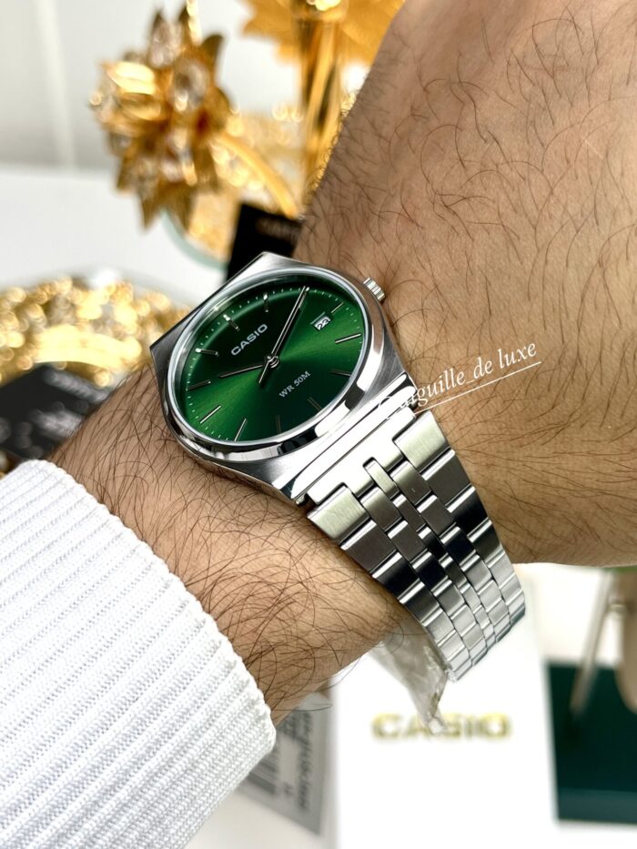 Casio Femme MTP‑B145D‑7B Montre Vintage Acier Cadran Blanc Minimaliste MTP-B145D-7B https://aiguilledeluxe.com original Algerie DZ