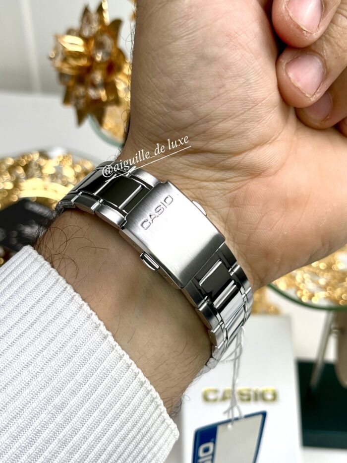 Casio Homme MTP‑B180D‑2A Montre Métal Bleu Élégante Solidité 50 m MTP-B180D-2A https://aiguilledeluxe.com original Algerie DZ
