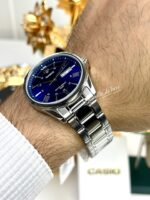 Casio Homme MTP‑B180D‑2A Montre Métal Bleu Élégante Solidité 50 m MTP-B180D-2A https://aiguilledeluxe.com original Algerie DZ