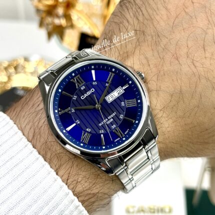 Casio Homme MTP‑1384D‑2A Montre Classique Bleu Jour Date Etanche (Copie) MTP-1384D-2A-1 https://aiguilledeluxe.com original Algerie DZ