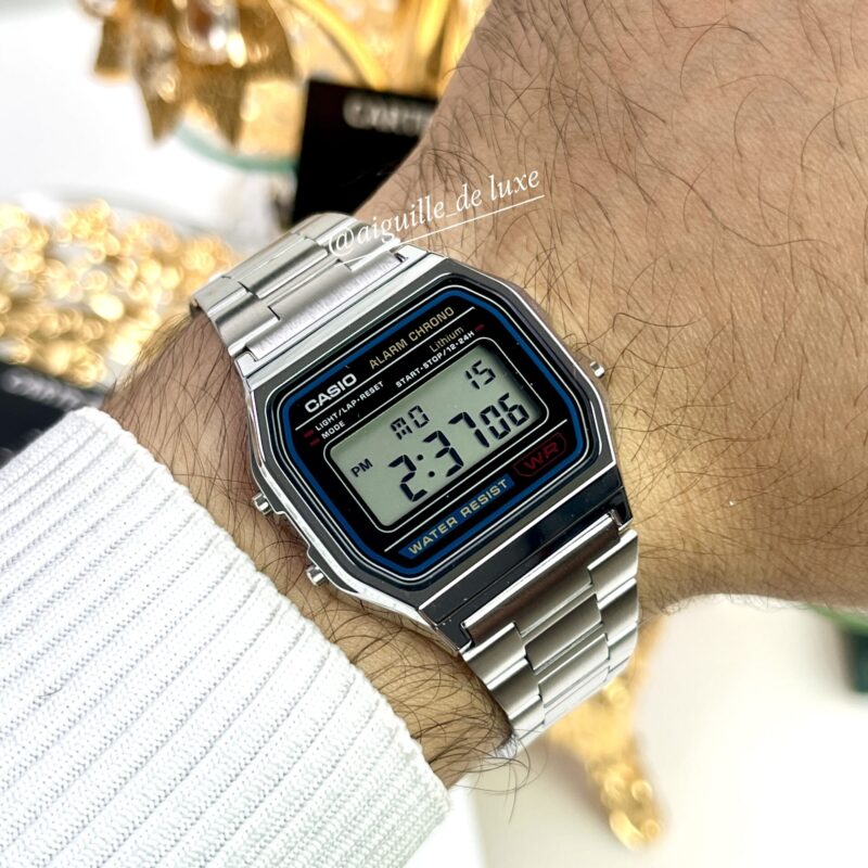 Casio Unisexe A158WA-1 Vintage Élégante Durable (Poignets fins à moyens) A158WA-1 https://aiguilledeluxe.com original Algerie DZ