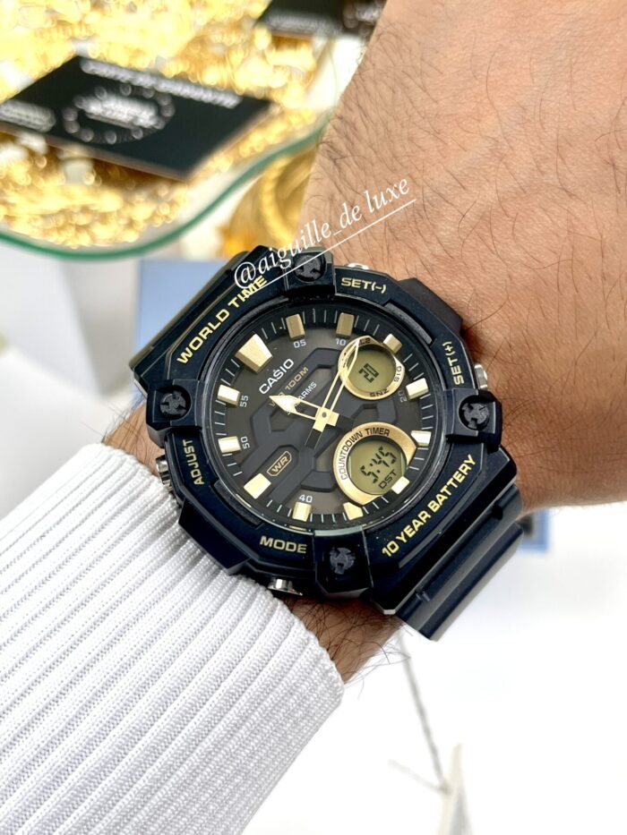 Casio Homme AEQ-120W-7A Montre Sportive Polyvalente et Moderne AEQ-120W-7A https://aiguilledeluxe.com original Algerie DZ