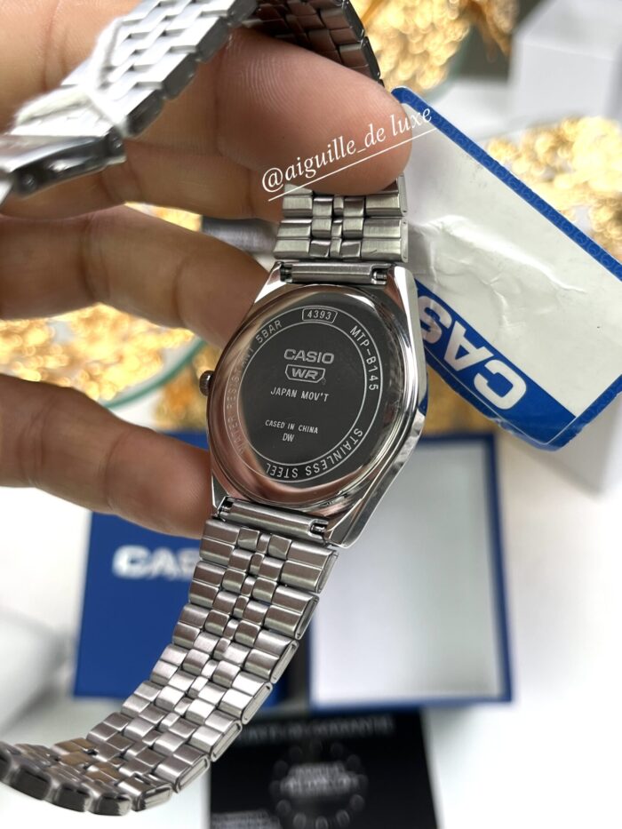 Casio Homme MTP-B145D-4A2 Esprit Vintage, Bracelet Acier Rouge MTP-B145D-4A2 https://aiguilledeluxe.com original Algerie DZ
