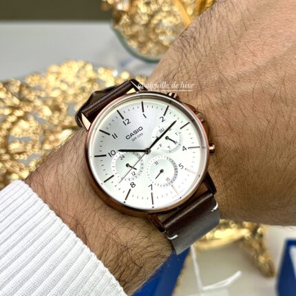 Casio Homme MTP-E321RL-5A Élégance Acier Rose, Multifonctions MTP-E321RL-5A https://aiguilledeluxe.com original Algerie DZ