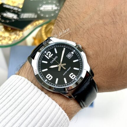 Casio Homme MTP-V004L-1B Classique Élégante Sobre Cadran rond noir (Copie) MTP-V004L-1B-1 https://aiguilledeluxe.com original Algerie DZ