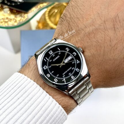 Casio Homme MTP-V006D-1B2 Élégante Sobre Classique Cadran rond noir MTP-V006D-1B2 https://aiguilledeluxe.com original Algerie DZ