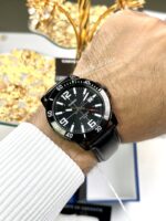 Casio Homme MTP-VD01BL-5B Cadran Noir Sport Bracelet Cuir Touche Dorée MTP-VD01BL-5B https://aiguilledeluxe.com original Algerie DZ