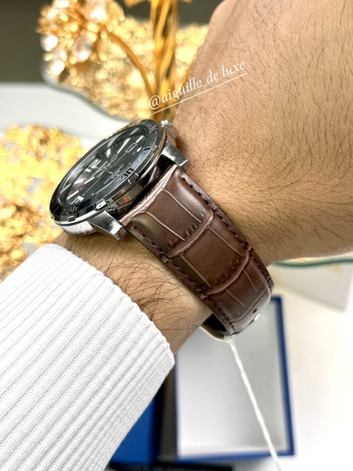 Casio Homme MTP-VD01L-1B Cadran Noir Sport, Cuir Marron MTP-VD01L-1B https://aiguilledeluxe.com original Algerie DZ