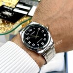 Casio Homme MTP-V001D-1B Classique Élégante Durable Cadran rond noir MTP-V00D-1B https://aiguilledeluxe.com original Algerie DZ