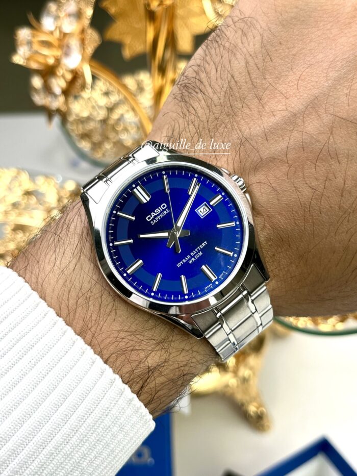 Casio Homme MTS-100D-2A Élégance Sportive Verre Saphir Autonomie 10 Ans MTS-100D-2A https://aiguilledeluxe.com original Algerie DZ