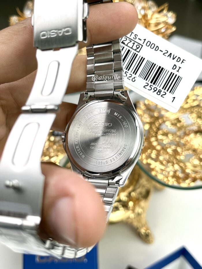 Casio Homme MTS-100D-2A Élégance Sportive Verre Saphir Autonomie 10 Ans MTS-100D-2A https://aiguilledeluxe.com original Algerie DZ