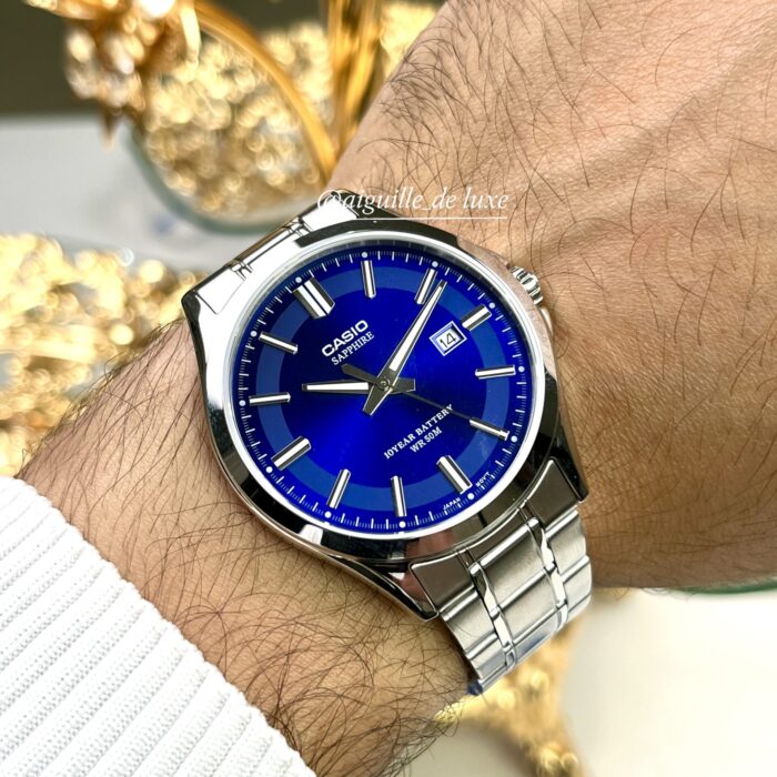 Casio Homme MTS-100D-2A Élégance Sportive Verre Saphir Autonomie 10 Ans MTS-100D-2A https://aiguilledeluxe.com original Algerie DZ