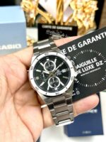 Casio Edifice Homme EFV-640D-2B Montre Chronographe Acier Inoxydable Cadran Bleu EFV-640D-2A https://aiguilledeluxe.com original Algerie DZ