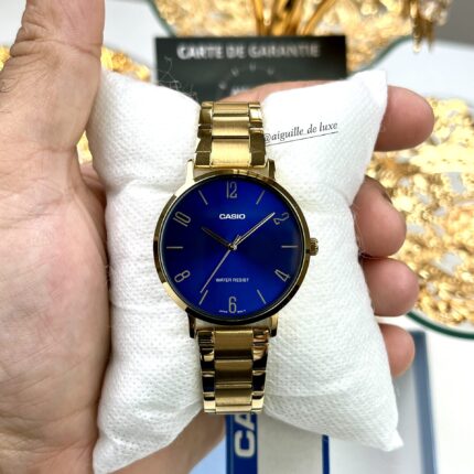 Casio Femme LTP-VT01G-2B Élégante Dorée Design Minimal LTP-VT01G-2B https://aiguilledeluxe.com original Algerie DZ