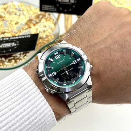 Casio Homme AMW-870DA-3A Analogique-Digitale Élégante Fonctionnelle AMW-870DA-3A https://aiguilledeluxe.com original Algerie DZ