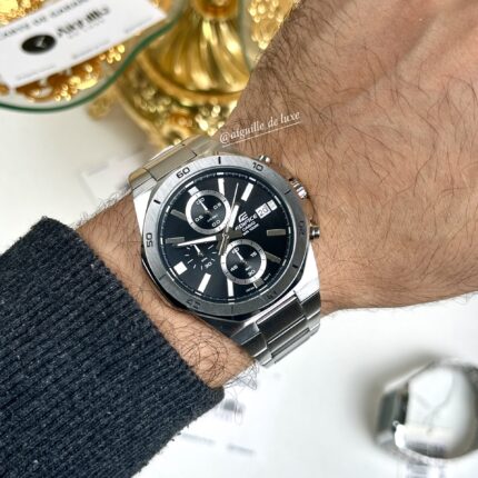 Casio Homme Edifice EFV-640D-1A Chronographe Acier Inoxydable Élégante (⌀ 44,3 mm) EFV-640D-1A https://aiguilledeluxe.com original Algerie DZ