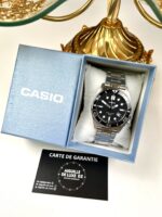 Casio Homme MTD-135D-1A Montre Élégante en Acier Inoxydable et Cadran Noir MTD-135D-1A https://aiguilledeluxe.com original Algerie DZ