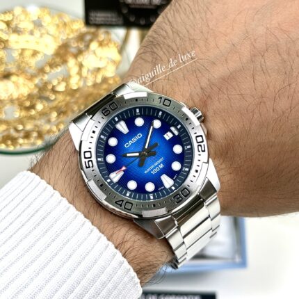 Casio Homme MTD-140D-2A Montre Élégante Sportive Cadran Bleu MTD-140D-2A https://aiguilledeluxe.com original Algerie DZ