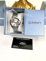 Casio Homme MTP-1215A-7A Montre Élégante Acier Cadran Argenté Raffiné MTP-1215A-7A https://aiguilledeluxe.com original Algerie DZ