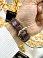 Casio Homme MTP-V001GL-9B Montre Élégante Dorée Cuir Brun MTP-V001GL-9B https://aiguilledeluxe.com original Algerie DZ