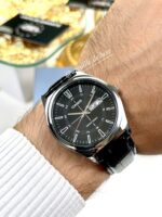 Casio Homme MTP-V006L-1C Élégante Classique Sobre Cadran rond noir MTP-V006L-1C https://aiguilledeluxe.com original Algerie DZ