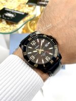 Casio Homme MTP-VD01BL-5B Cadran Noir Sport Bracelet Cuir Touche Dorée MTP-VD01BL-5B https://aiguilledeluxe.com original Algerie DZ