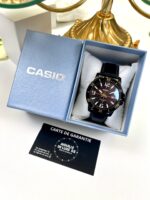 Casio Homme MTP-VD01BL-5B Cadran Noir Sport Bracelet Cuir Touche Dorée MTP-VD01BL-5B https://aiguilledeluxe.com original Algerie DZ