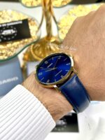 Casio Homme MTP-VT01GL-2B Montre Élégante Cadran Bleu Boîtier Doré MTP-VT01GL-2B https://aiguilledeluxe.com original Algerie DZ