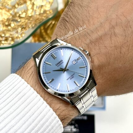 Casio Homme MTS-115D-2A2 Montre Élégante Acier Inoxydable Verre Saphir MTS-115D-2A2 https://aiguilledeluxe.com original Algerie DZ