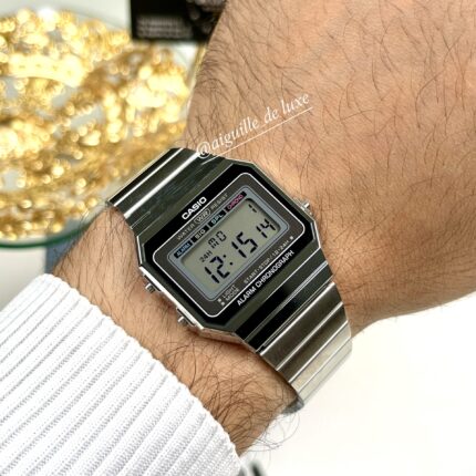 Casio Unisexe A700WE-1A Vintage Ultra-Fine Élégante A700WE-1A https://aiguilledeluxe.com original Algerie DZ