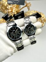 Casio Couple MTP-V300D-1A2 & LTP-V300D-1A2 Bracelet Acier Classique Harmonieux MTP-V300D-1A2-LTP-V300D-1A2 https://aiguilledeluxe.com original Algerie DZ