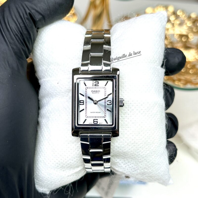 Casio Femme LTP-1234DD-7A Acier Classique Cadran Rectangulaire Blanc LTP-1234DD-7A https://aiguilledeluxe.com original Algerie DZ