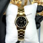 Casio Femme LTP-V002G-1B Montre Élégante Acier Inoxydable Doré Cadran Noir LTP-V002G-1B https://aiguilledeluxe.com original Algerie DZ