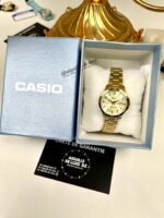 Casio Femme LTP-V004G-9B Montre Élégante Plaquée Or Cadran Clair LTP-V004G-9B https://aiguilledeluxe.com original Algerie DZ