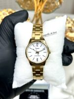 Casio Femme LTP-V005G-7B Montre Élégante Plaquée Or Cadran Blanc LTP-V005G-7B https://aiguilledeluxe.com original Algerie DZ